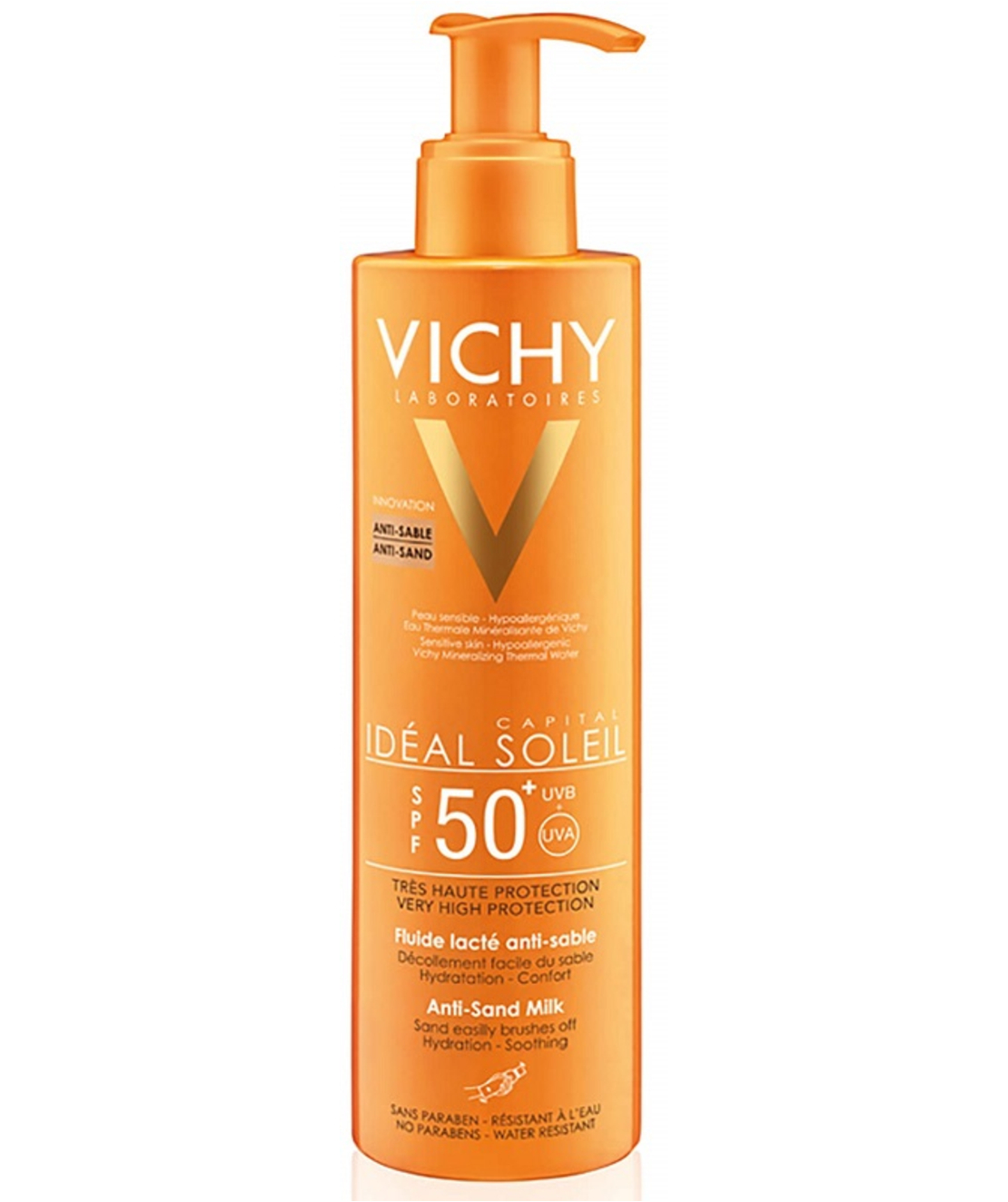 וישי - אידיאל סוליי תחליב הגנה דוחה חול Vichy Ideal Soleil Anti-Sand Milk