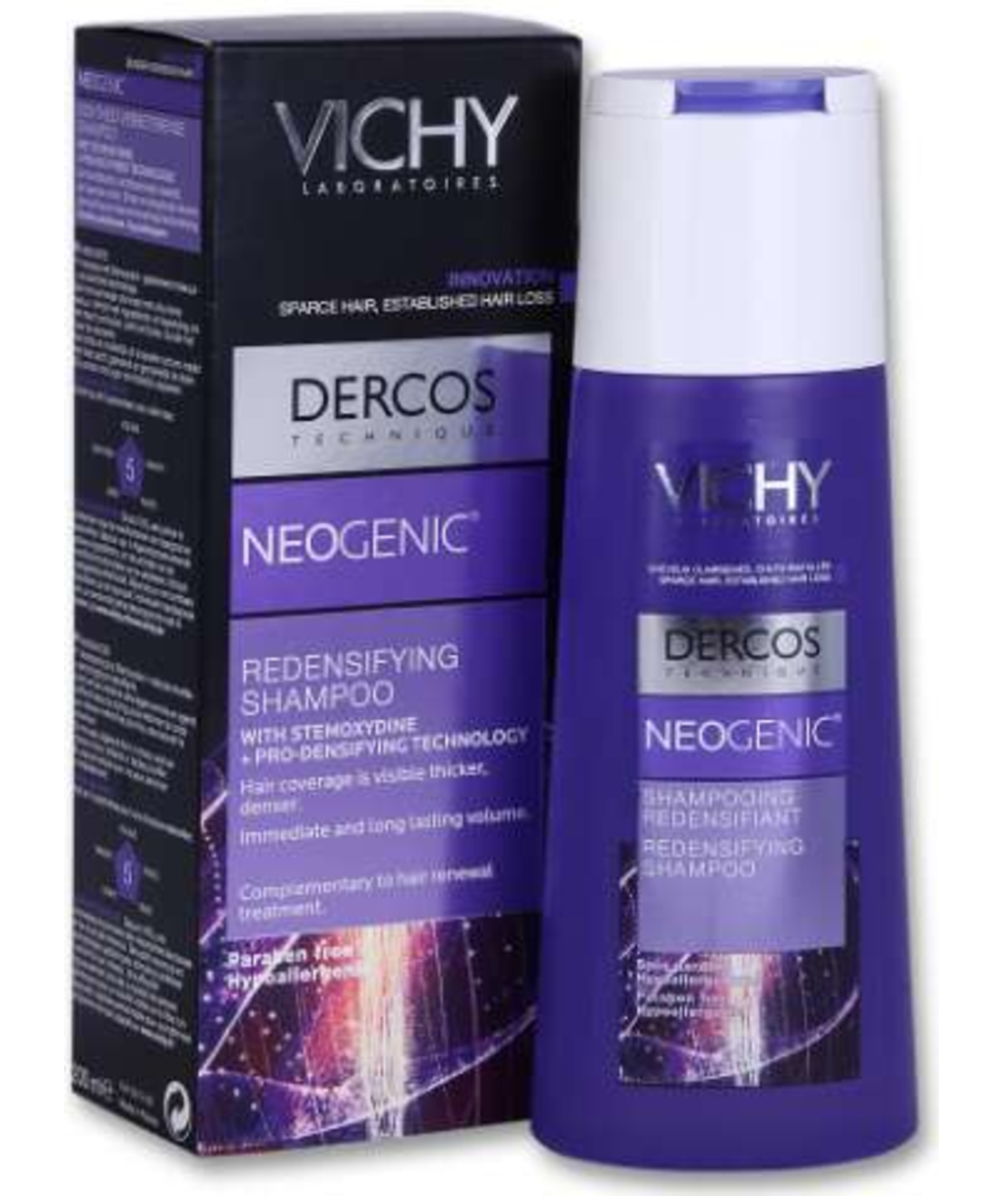 וישי דרקוס נאוג'ניק שמפו לשיער דליל Dercos Shampoo