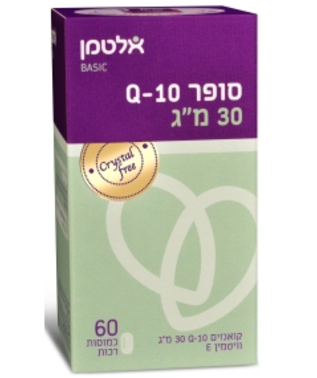 סופר Q10 אלטמן 30 מ'ג - קו-אנזים Q10 עם ספיגה משופרת