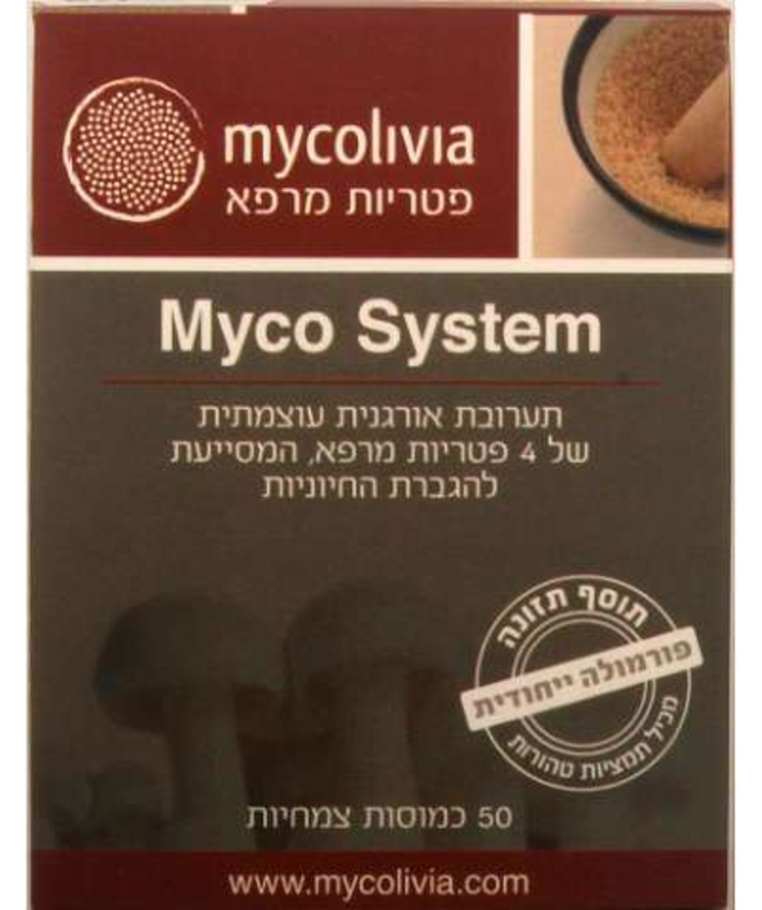 מיקו סיסטם - שילוב פטריות מרפא Myco System