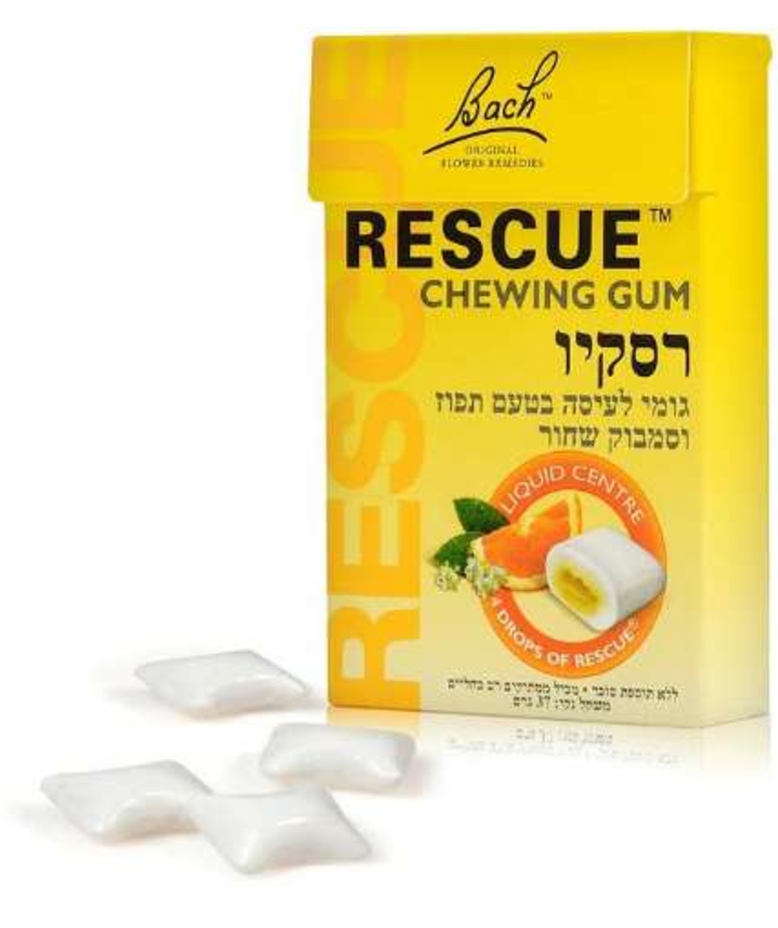 רסקיו מסטיק - מסטיק להרגעה Rescue Chewing Gum