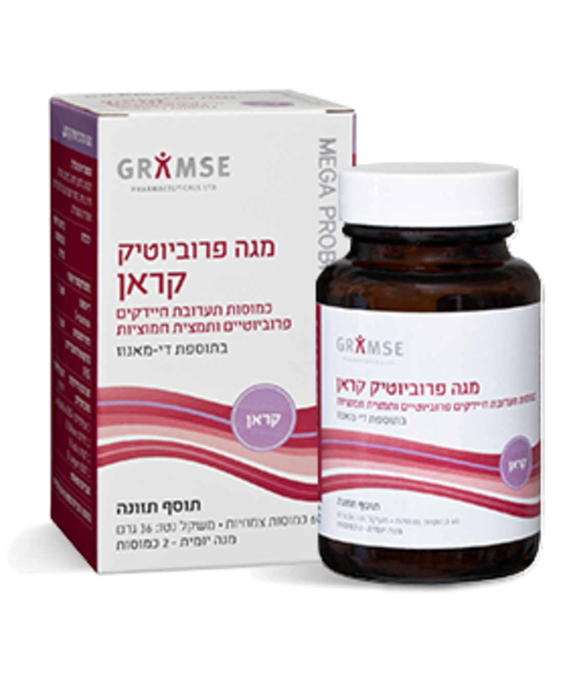 מגה פרוביוטיק קראן Mega Probiotics Cran