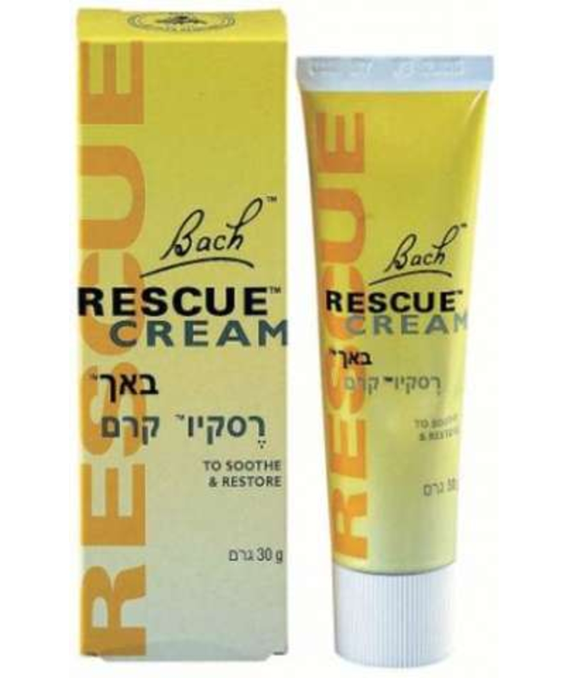 רסקיו קרם - פרחי באך להרגעת העור Rescue Cream