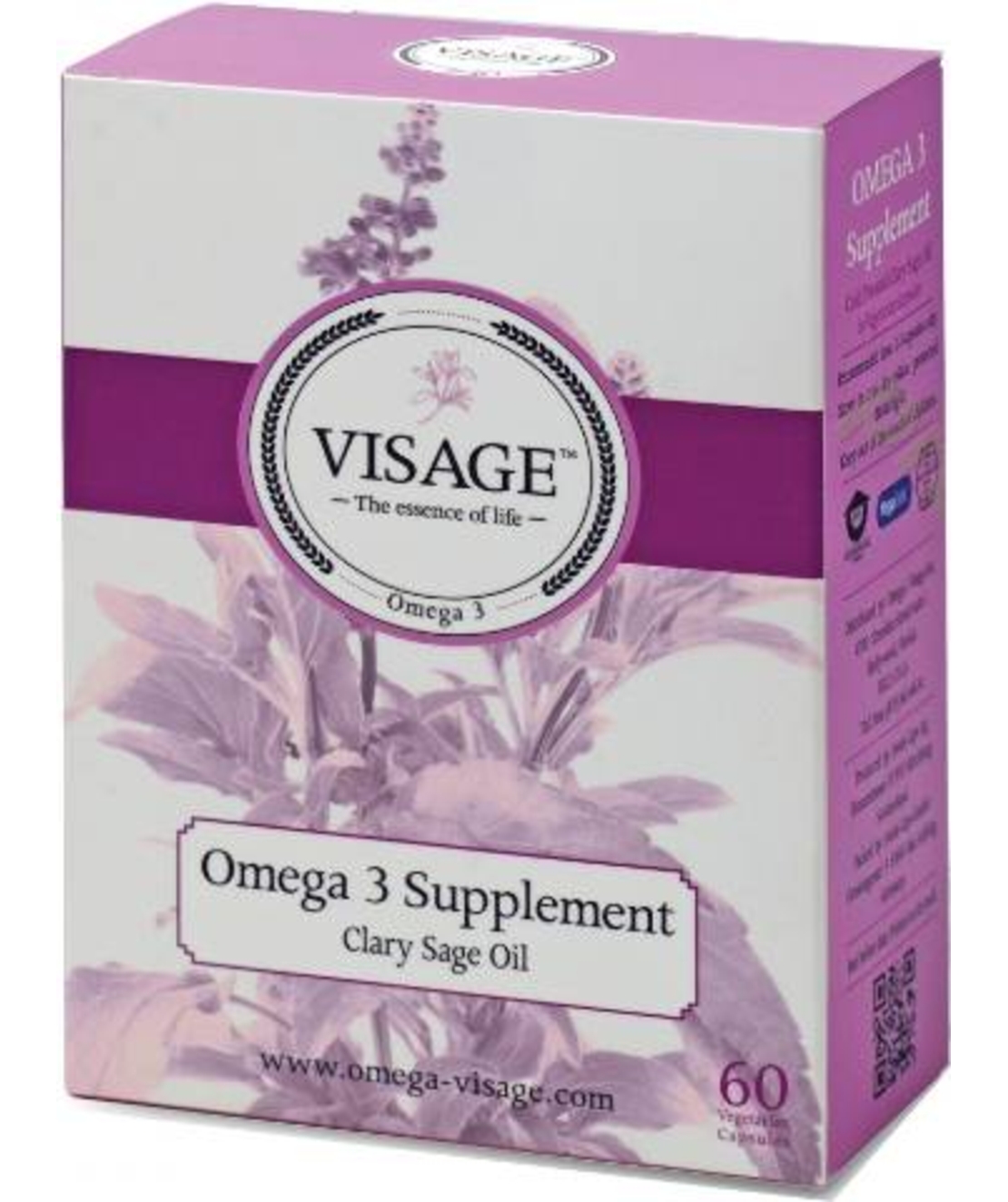 אומגה 3 ויסאג' כמוסות Omage 3 Visage