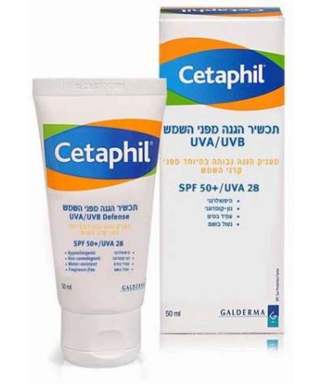 צטאפיל SPF 50+ - קרם הגנה לפנים Cetaphil SPF 50