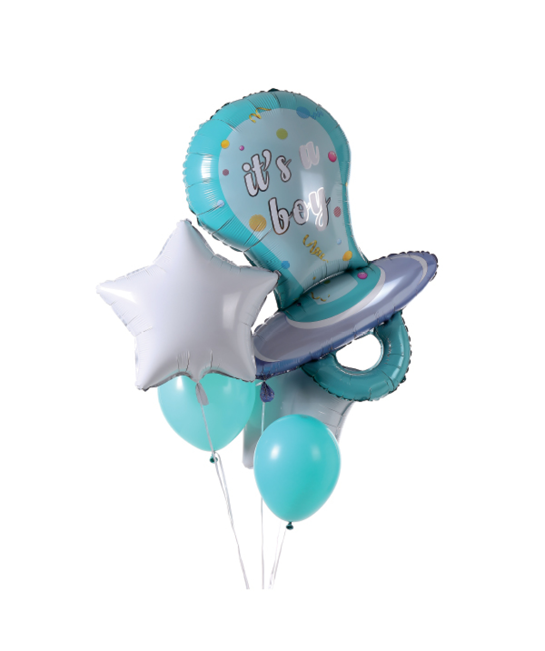 Its a 2024 boy balloon bouquet