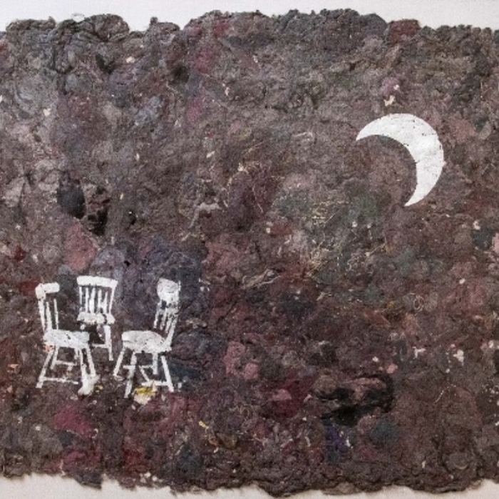 Moon and Three Chairs