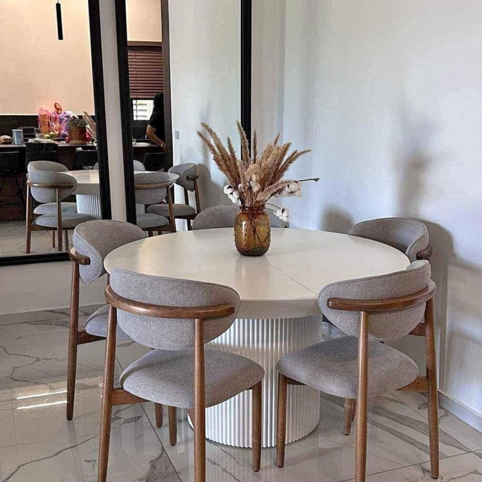 Rounded Dinner table