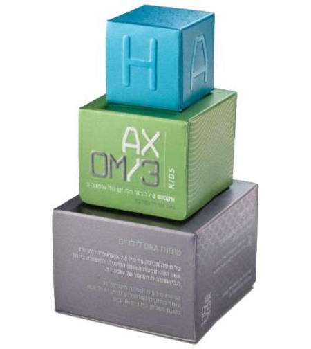 אקסום 3 טיפות DHA לילדים Axom3 Drops for Kids