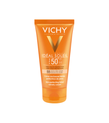 וישי - אידיאל סוליי קרם פנים עם גוון Vichy Ideal Soleil SPF50 BB Velvety Cream