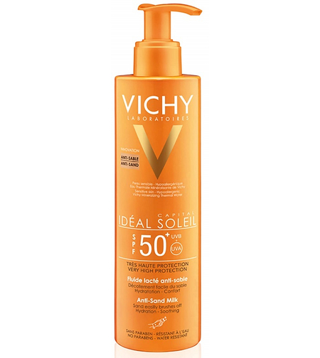 וישי - אידיאל סוליי תחליב הגנה דוחה חול Vichy Ideal Soleil Anti-Sand Milk