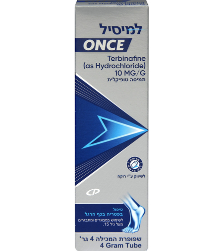 למיסיל ONCE תמיסה חד-פעמית לפטרת כף הרגל