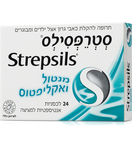 סטרפסילס מנטול ואקליפטוס 24 לכסניות