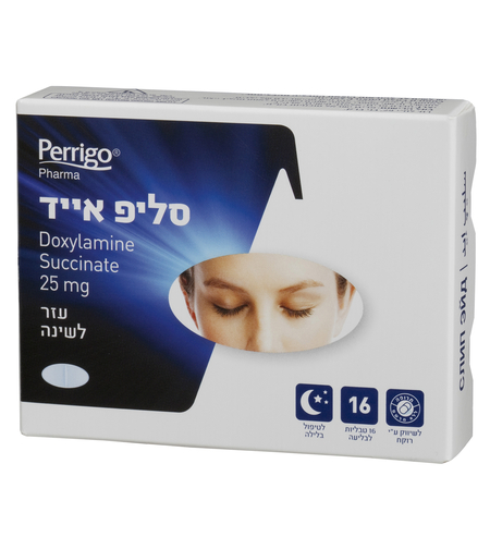 סליפ אייד - כדור שינה לשינה טובה 16 טבליות