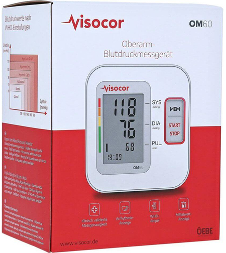 ויזוקור OM60 מד לחץ דם דיגיטלי לזרוע Visocor OM60