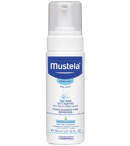 מוסטלה - שמפו קצף לתינוקות רכים Mustela Foam Shampoo for Newborns