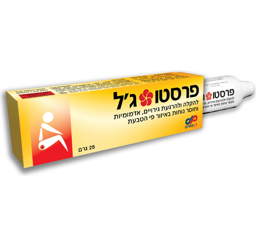 פרסטו ג'ל להקלה בטחורים והרגעת אזור פי הטבעת