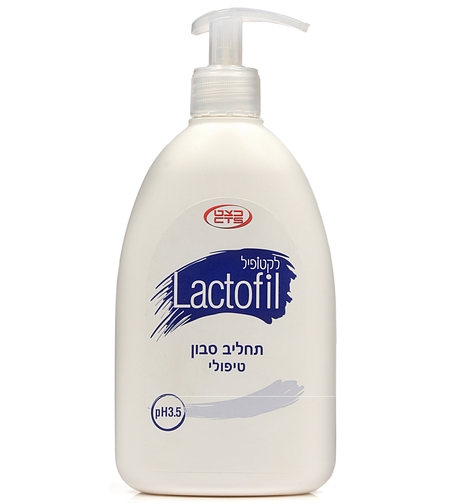 לקטופיל תחליב סבון טיפולי 500 מ"ל Lactofil Solution