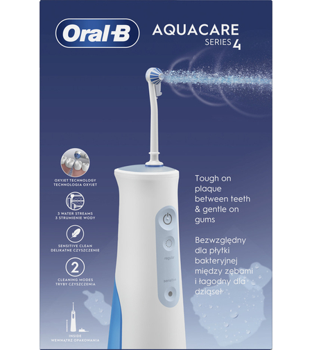 אורל בי Aqua Care 4 סילון מים דנטלי נטען ונייד