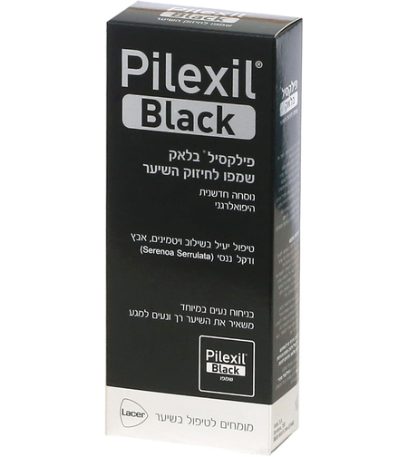 פילקסיל בלאק שמפו לגבר לחיזוק סיב השערה
