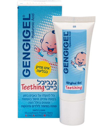 ג'נג'יג'ל בייבי טיסינג ג'ל לבקיעת שיניים לתינוקות