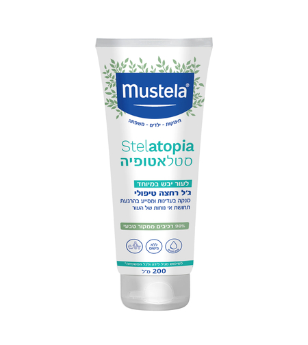 מוסטלה - סטלאטופיה ג'ל רחצה טיפולי Mustela Stelatopia Gel