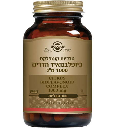 סולגאר ביופלבונואיד הדרים 1000 מ"ג 100 טבליות