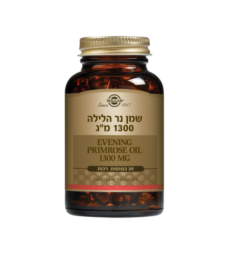 סולגאר שמן נר הלילה 1300 מ"ג - 30 כמוסות רכות