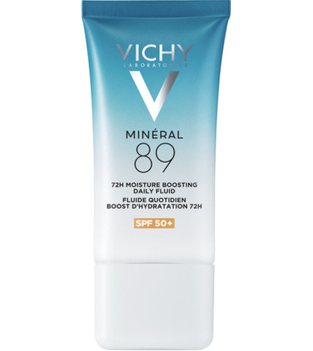 וישי מינרל 89 תחליב לחות לפנים SPF50+ עד 72 שעות