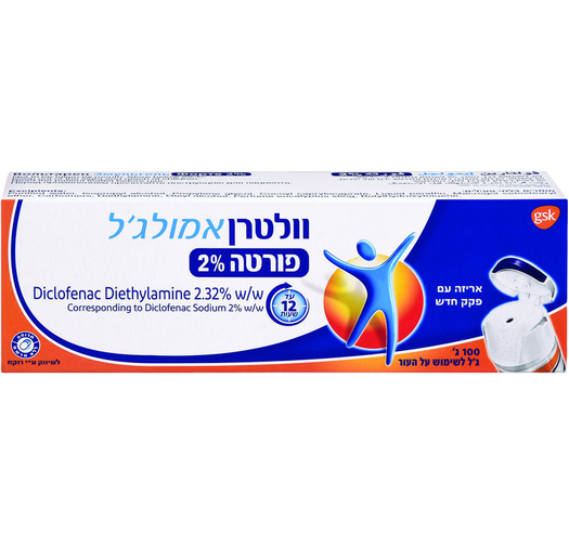 וולטרן אמולג׳ל פורטה 2% 100 גרם