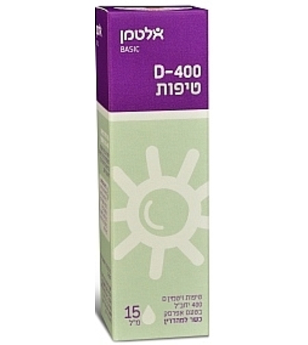 אלטמן – ויטמין די-400 טיפות Vitamin D-400 Drops