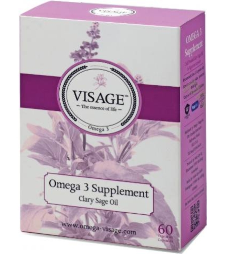 אומגה 3 ויסאג' כמוסות Omage 3 Visage