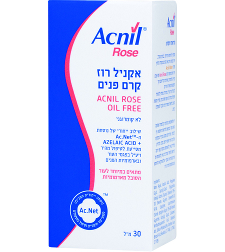 אקניל רוז קרם פנים לאדמומיות, סומק ונימים