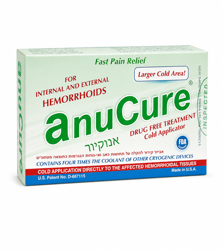 anuCure אנוקיור - אביזר קירור רב-פעמי לטחורים