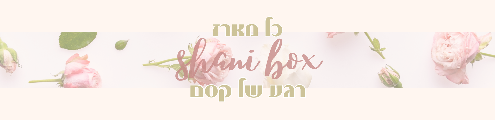 מארזי מתנה מעוצבים Shani Box - כל מארז הוא רגע של קסם