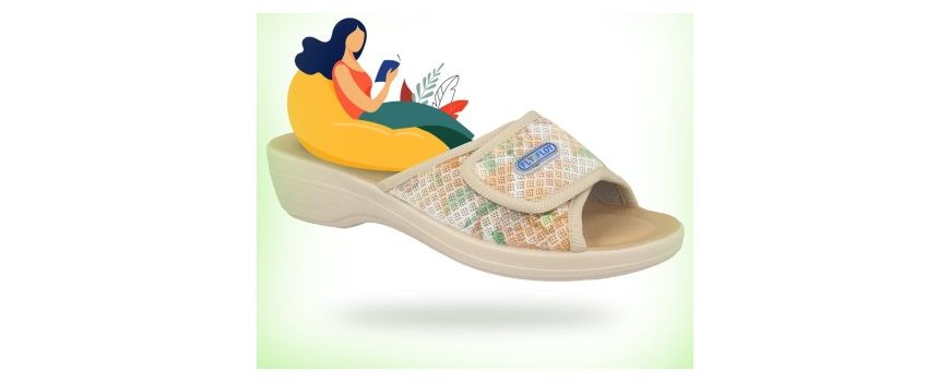 נעלי בית קיץ אורטופדיות לנשים