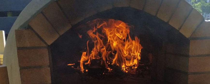 קיט טאבון חצי חבית מלבני שמוט