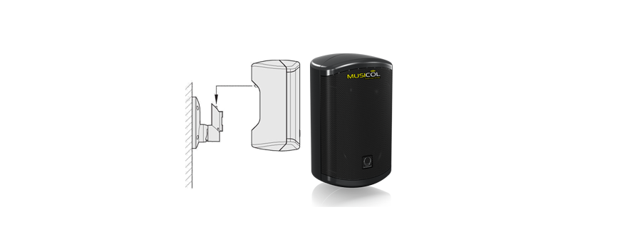 רמקולים קיר מוגברים / פסיביים