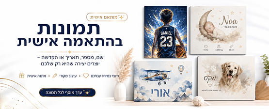 הקיר שלי – תמונות בהתאמה אישית