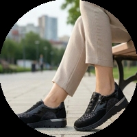 כל נעלי הנשים עם רפידה נשלפת למדרס