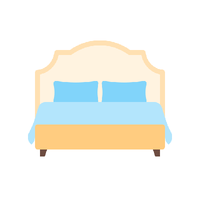 מיטות זוגיות מרופדות