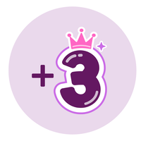 +3