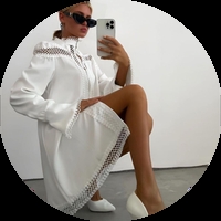 קיץ בלבן שמלות בצבע לבן לקיץ