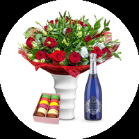 מארזים עם פרחים טריים